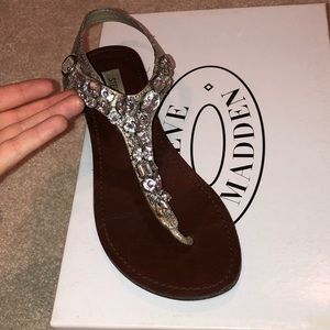 Steve Madden Groom Rhinestone Sandal